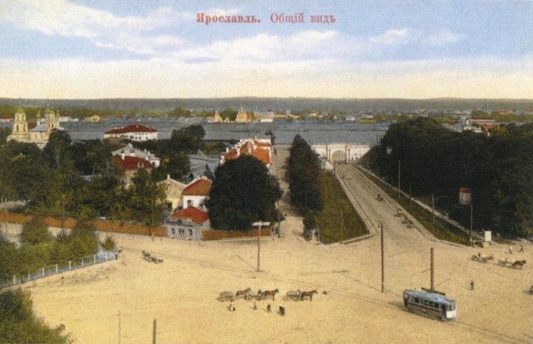 В начале XX века один из маршрутов ярославского трамвая был загородным