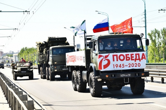 Военная техника в городе: как Ярославль отметил 75-летие Великой Победы